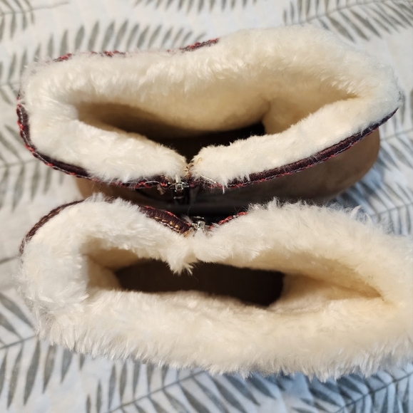 Women's Snow Platform Boots Size 8 - Picture 6 of 11